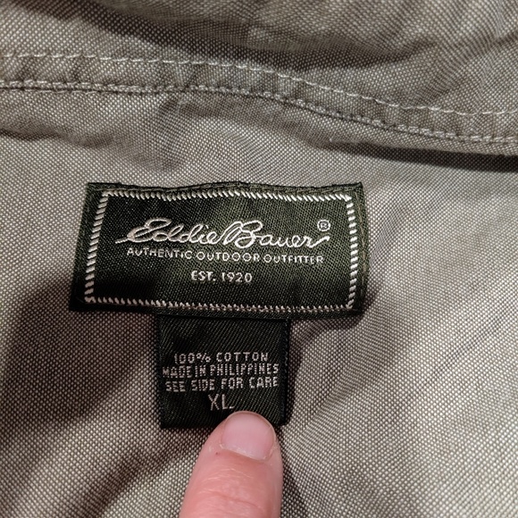 👕SOLD👕Eddie Bauer men's button-up shirt, XL - Picture 4 of 4